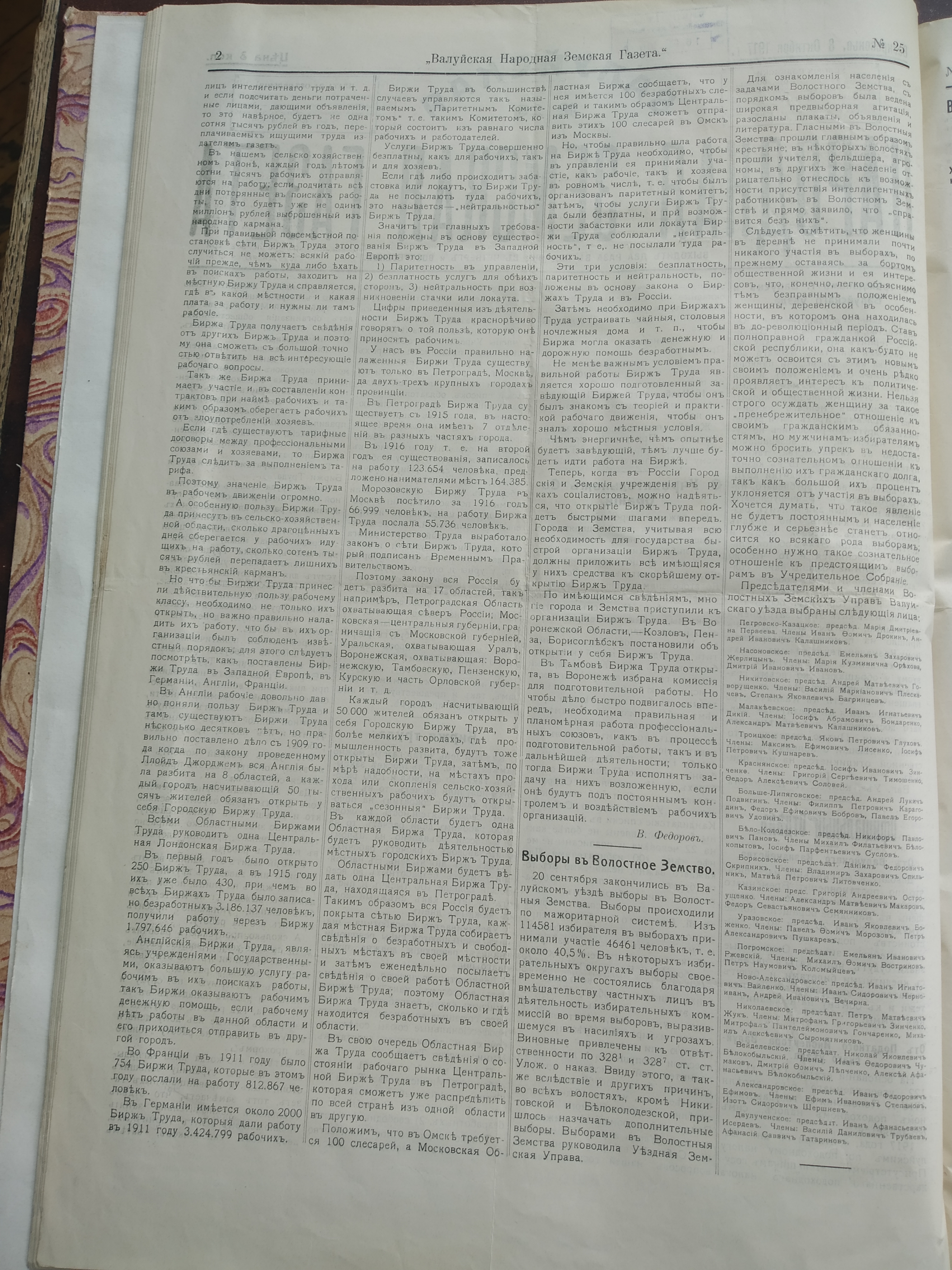 [Валуйская народная земская газета, 1917 год]