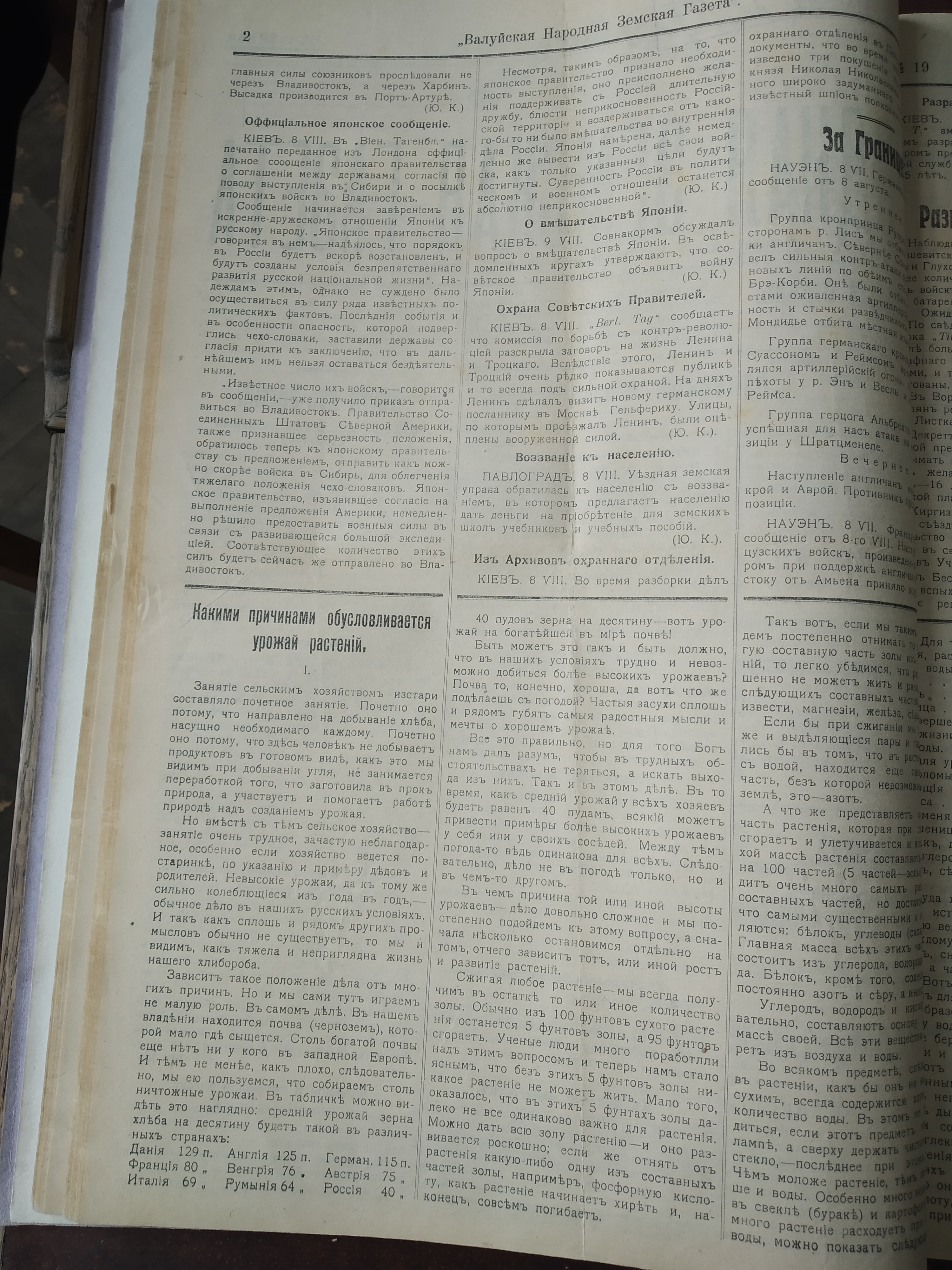 [Валуйская народная земская газета, 1918 год]