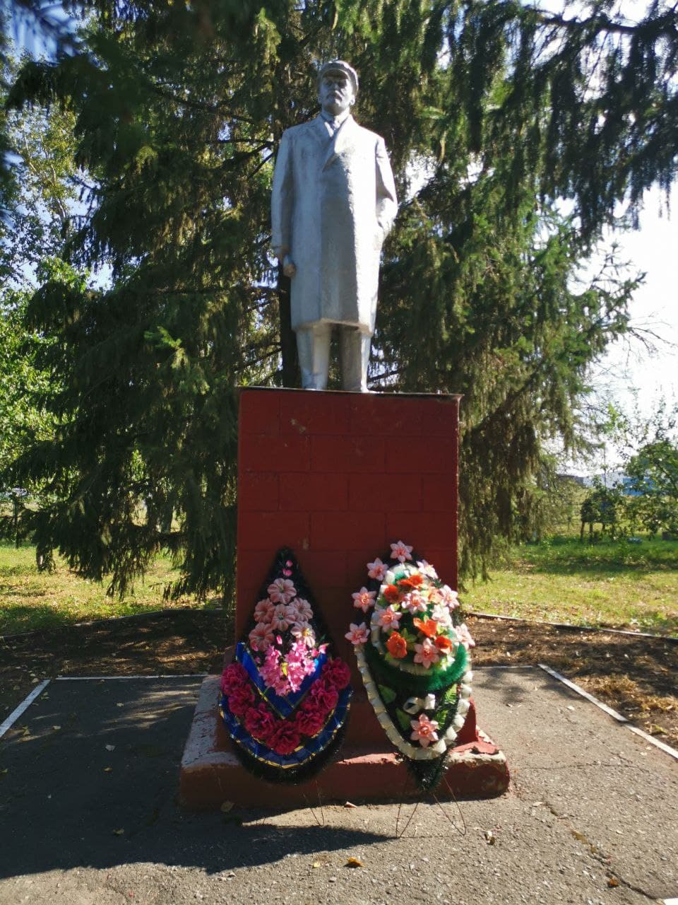 Памятник Ленину в Герасимовке, 2021